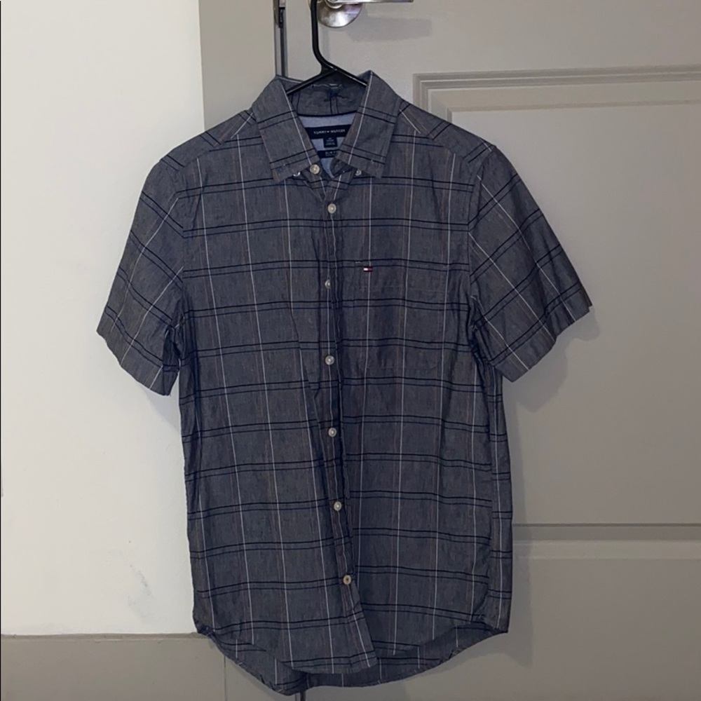 XS Tommy Hilfiger short sleeve button up